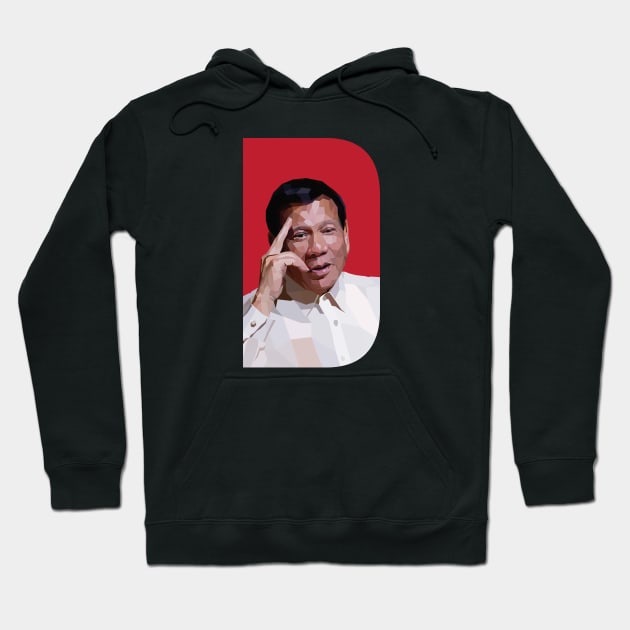 DU30 Poly Solid D Hoodie by teeleoshirts